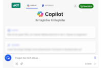 Screenshot der Anwendung Microsoft Copilot nach Login