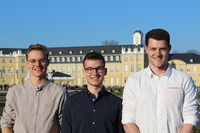 Gruppenbild von Lukas Dierolf, Luca Dilger und Simon Maier  